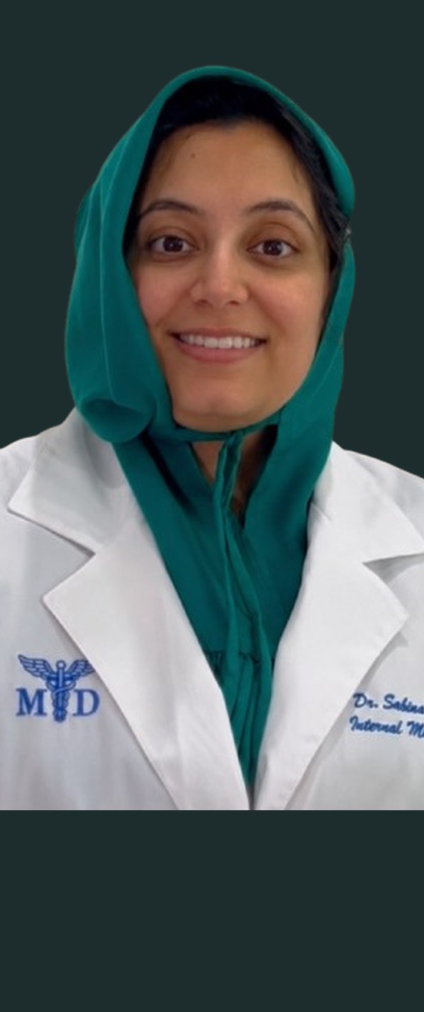 Dr. Sakina Broachwala, board certified internal medicine physician and founder of HairBotMD in Cypress, Texas